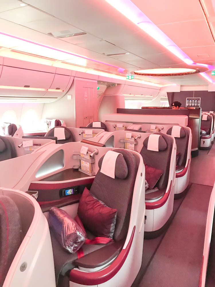 My Flight with Qatar Airways A350 in Business Class